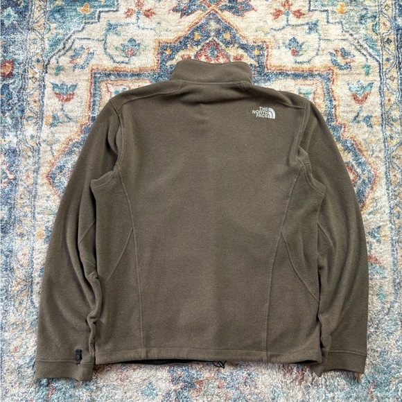The North Face TKA1 Brown Zip-up Fleece Medium - Picture 2 of 6
